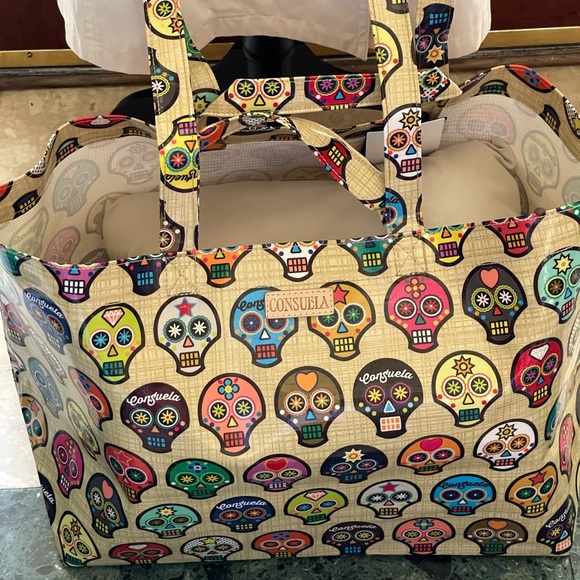 Consuela Bags Nwt Consuela Sugar Skull Grab N Go Jumbo Bag Poshmark